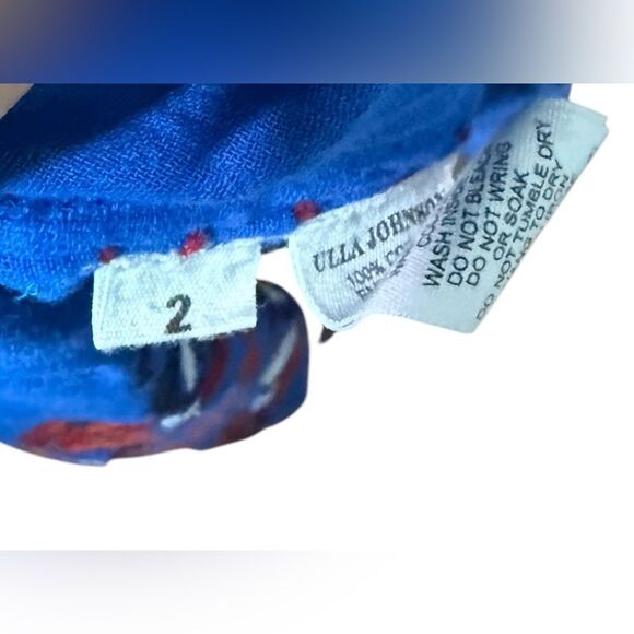 Ulla Johnson Filia Embroidered Blue Dress Size 2 READ - Picture 7 of 8